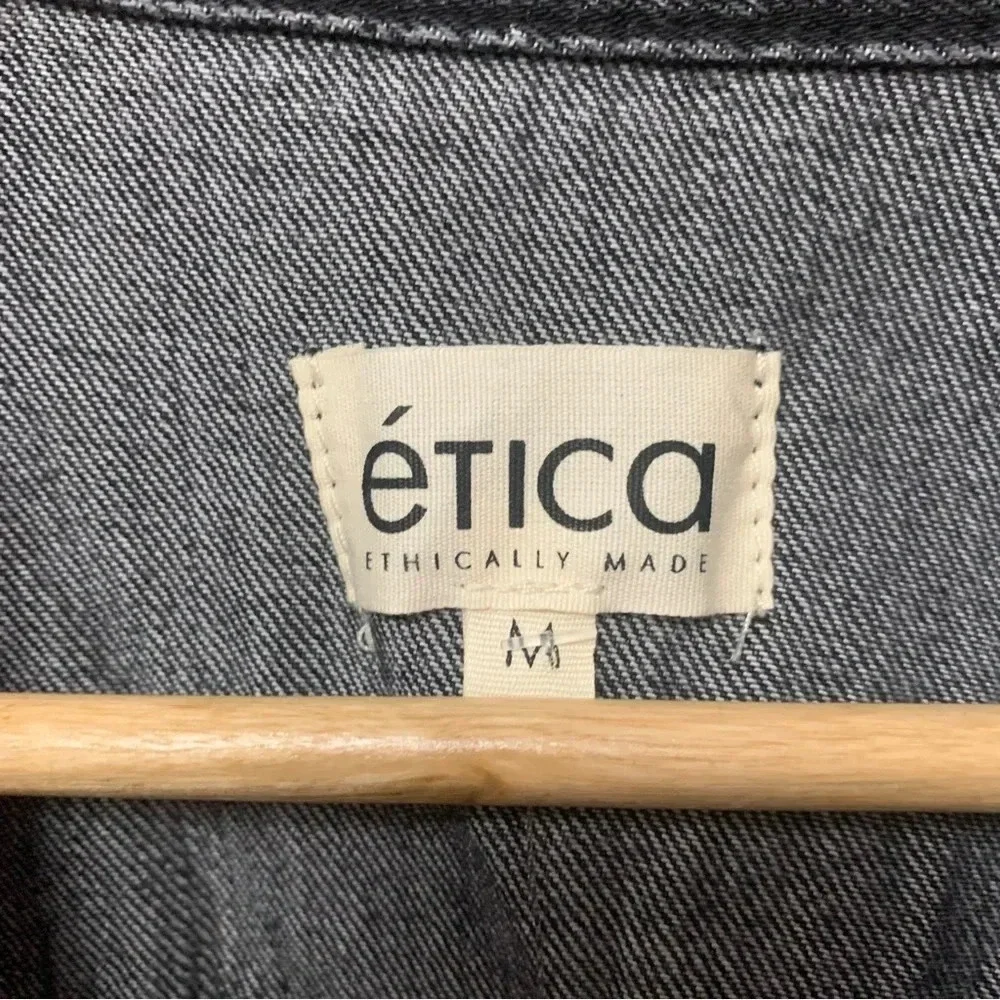 ETICA Malloy Moto Jacket in Black Ice Size Medium NWT New Revolve